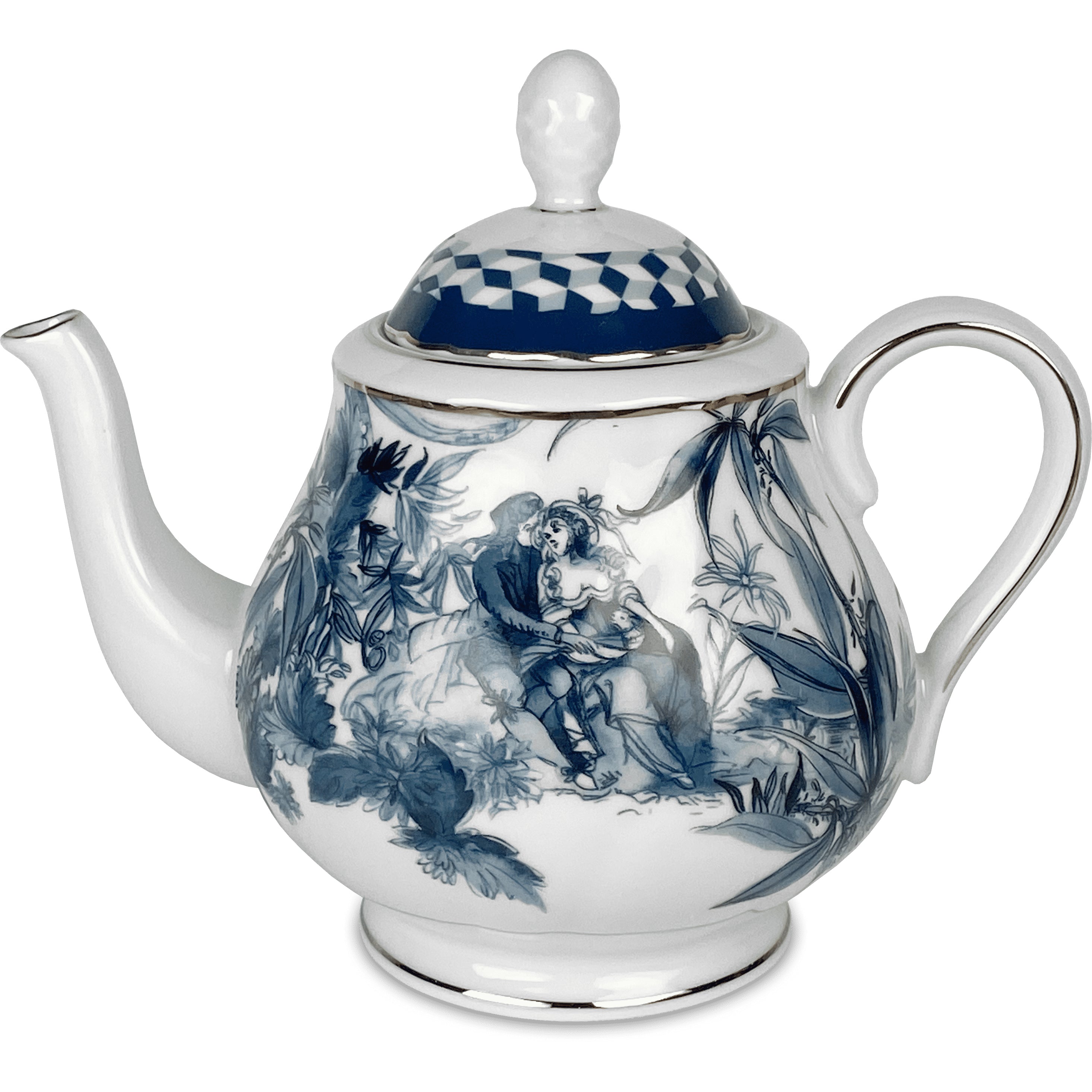 Versailles Collection; Teapot in Porcelain Zartera Gallery