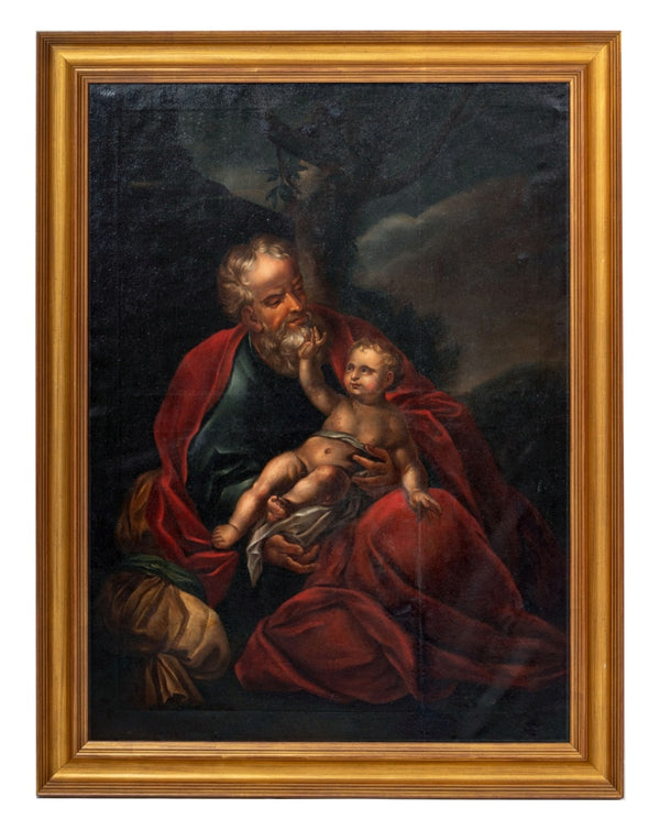 Painting; Saint Joseph and the Child Jesus