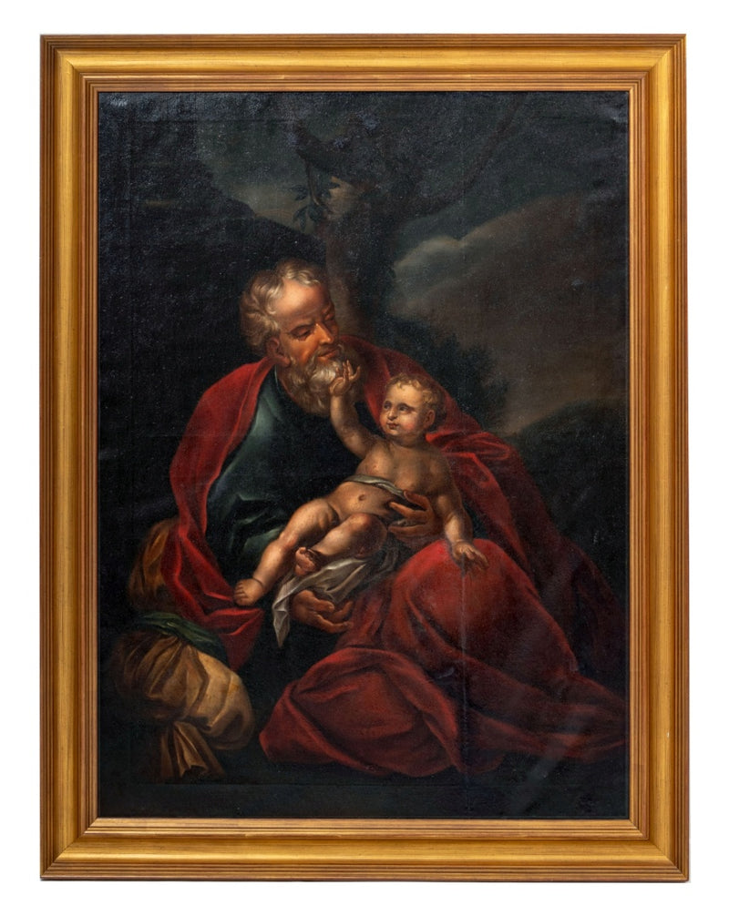 Saint Joseph and the Child Jesus painting