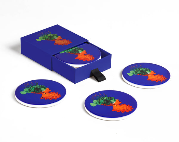 Ceramic Coaster - Queen (set of 4)