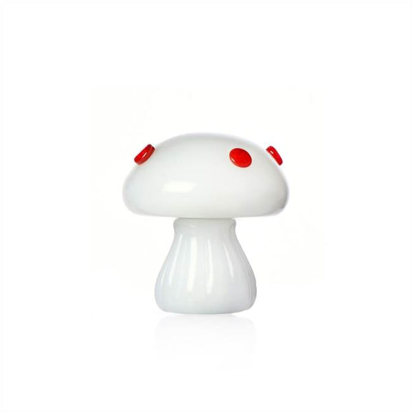 Alice Collection; Placeholder, White with Mushroom & Red Dots