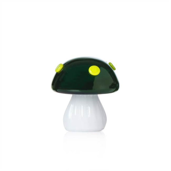 Alice Collection; Placeholder, Green with Mushroom & Yellow Dots