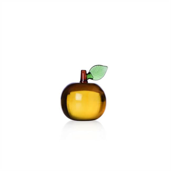 Fruits & Flowers; Paperweight, Apple in Amber