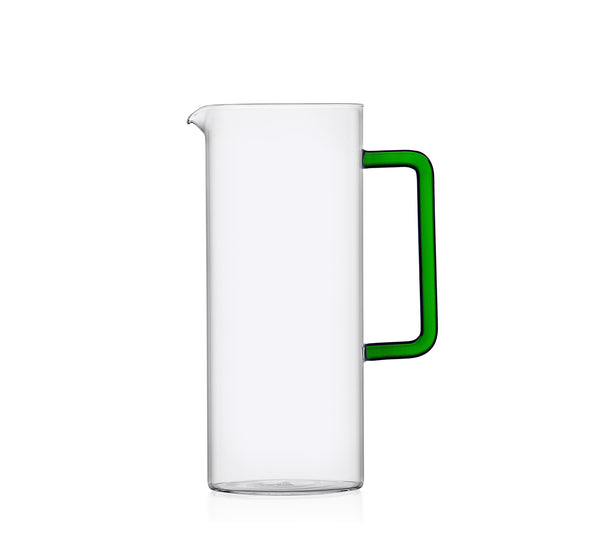 Tube Collection; Jug With Green Handle
