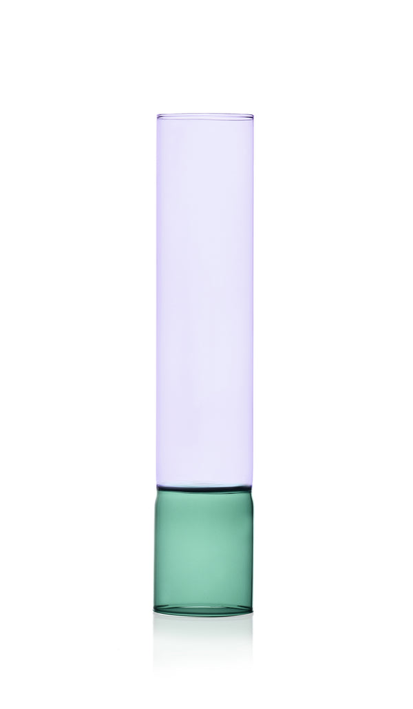 Vase Green/violet Cm 35 - Bamboo Groove Collection