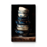 Artwork - Stack of Delft blue bowls nr1