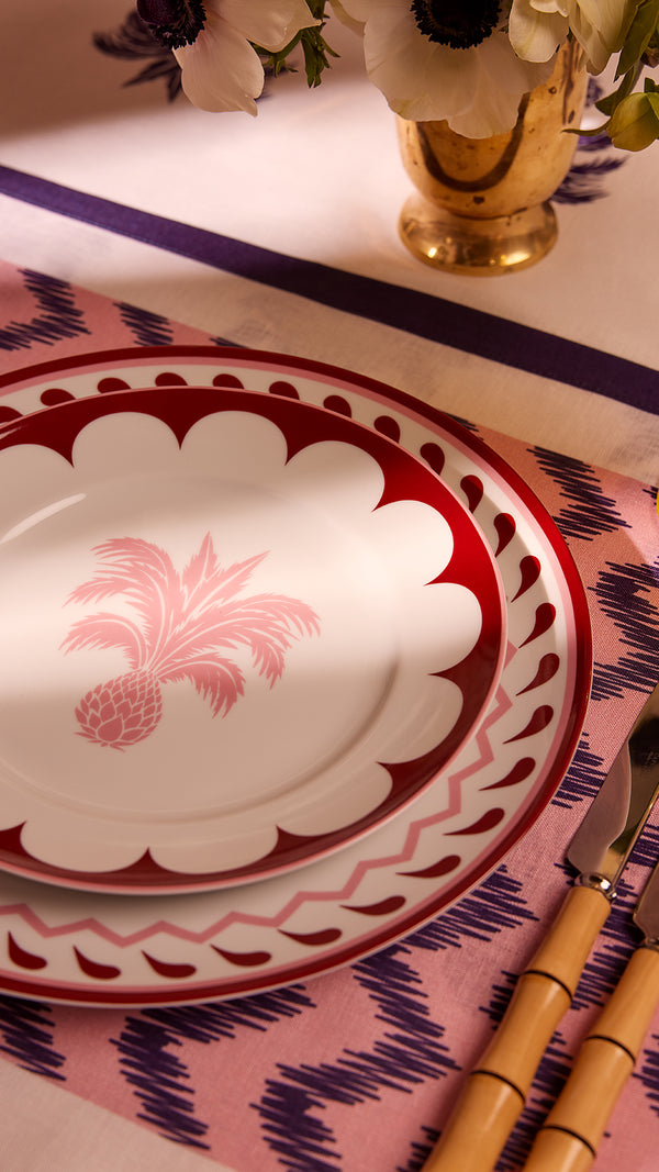 Jaipur Charger Plate - pink BY AQUAZZURA