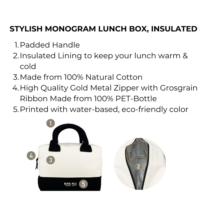 Lunch Bag, Insulated – Cream