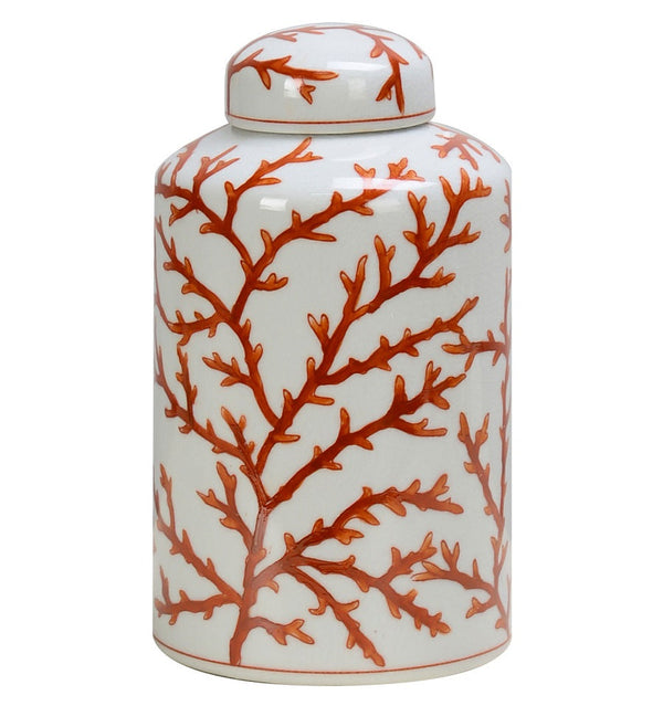 Canister with Coral decor