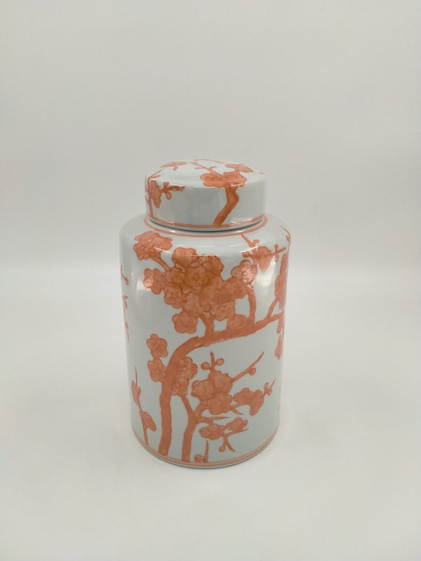 CANNISTER - POT 'CHERRY BLOSSOM' CERAMICS