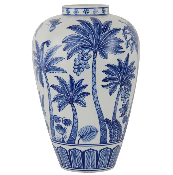 Vase - Decorated with Palm Trees