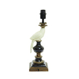 Lamp Base with Decorative Parrot