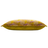 Cushion - Velvet Jacquard, Ochre/Blush
