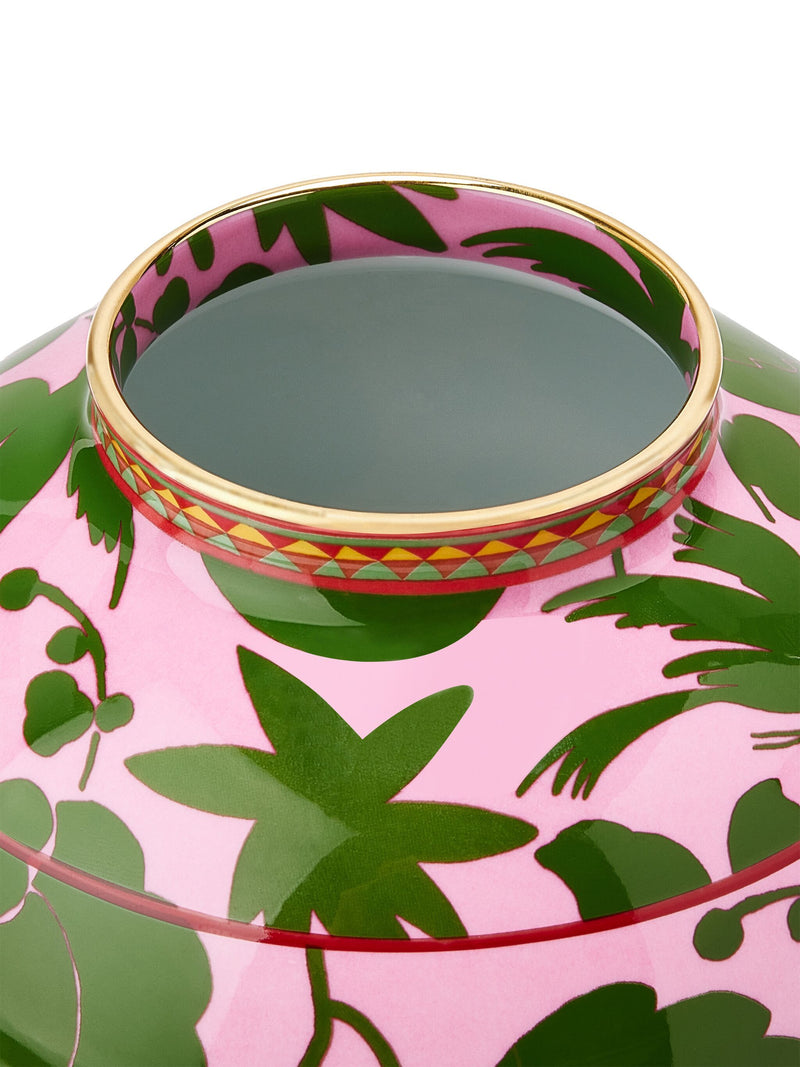 Vase in Rose-Green by La DoubleJ