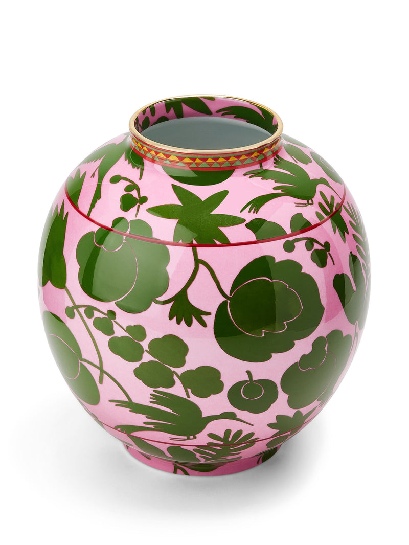 Vase in Rose-Green by La DoubleJ