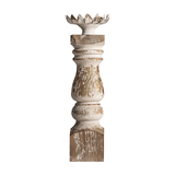 Candle Holder - Wood, Large