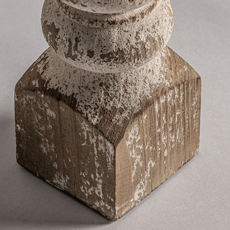 Candle Holder - Wood, Large
