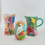 Vase with Parrot - Pink