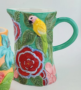 Jug with Yellow Parrot