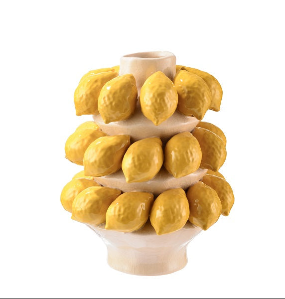 Vase with decorative Lemons