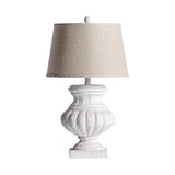 Table Lamp, with a linen shade