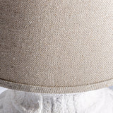 Table Lamp, with a linen shade