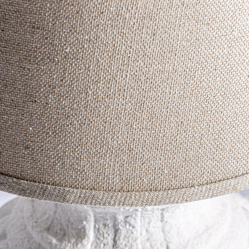 Table Lamp, with a linen shade