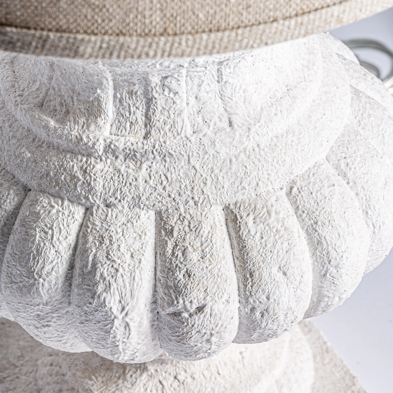 Table Lamp, with a linen shade