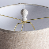 Table Lamp, with a linen shade