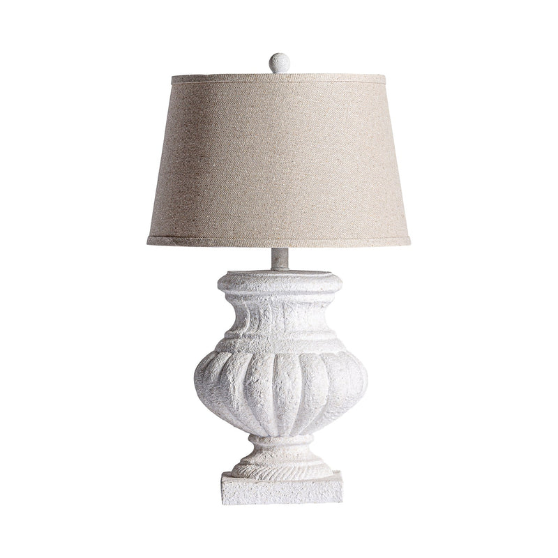 Table Lamp, with a linen shade