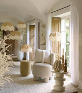 Hanging Lamp in Raffia