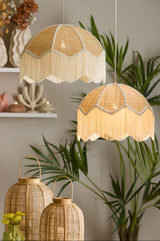 Hanging Lamp in Raffia