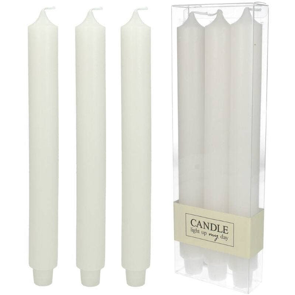 Candles - White (Set of 3)