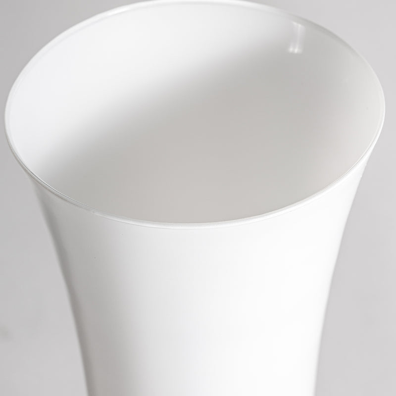 Vase - White Glass