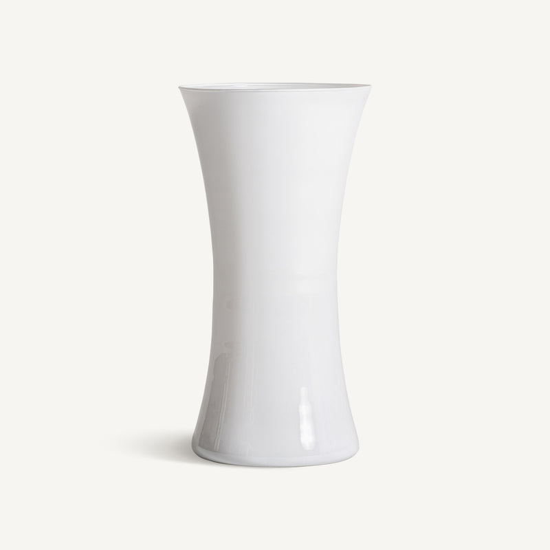 Vase - White Glass