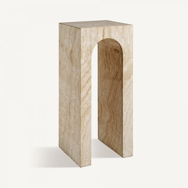 Travertine Stand with arch