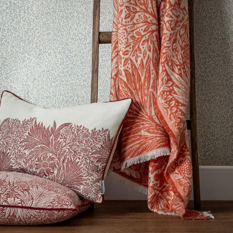 Throw Marigold Jacquard, Russet