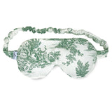 Hot & Cold Eye Mask with Flax/Lavender Seeds - Green
