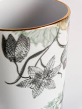 Vase - Cylindrical Majolica by Vito Nesta Grand Tour