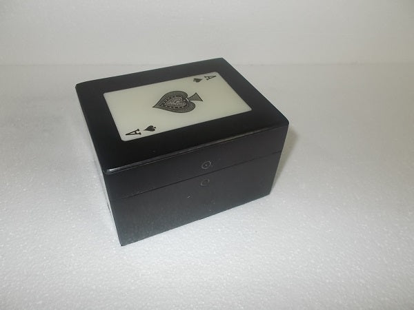 BLACK CARDS BOX FOR 3 CARDS