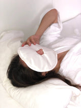 Hot/cold silk face mask