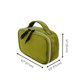Cosmetics & Trinket Bag – Eco Velvet – Green S