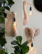 Light & Living Wandlamp Elephant - Velvet - Zand