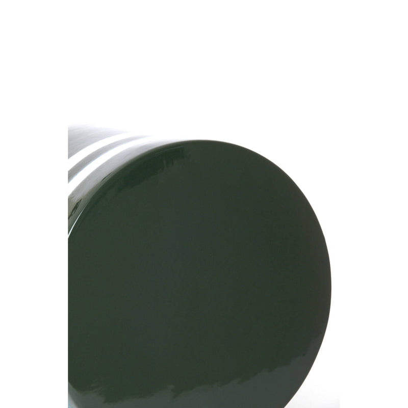 Ceramic Side Table - Dark Green
