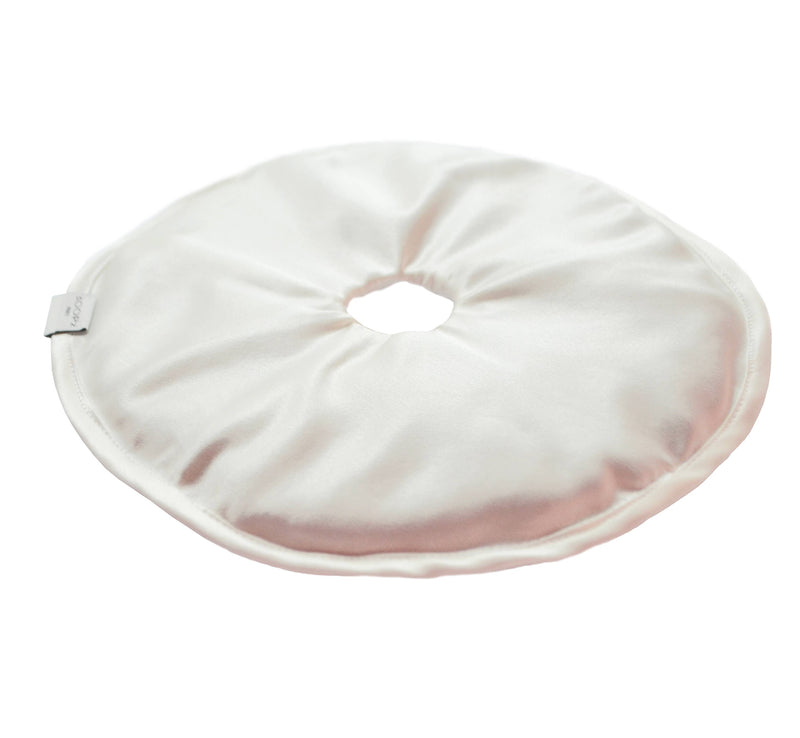 Hot/cold silk face mask