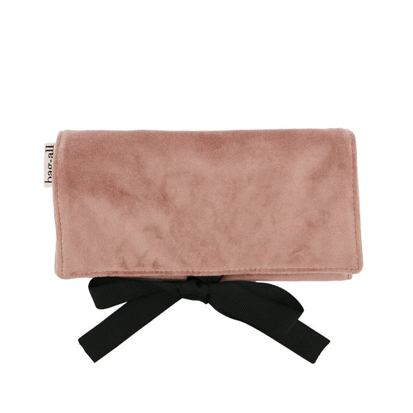 Jewellery Case, Travel, M – Eco Velvet – Pink