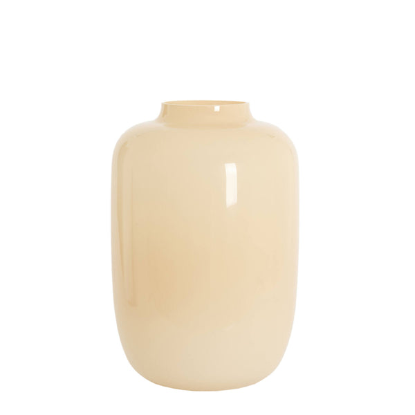 Glass Vase in Cream