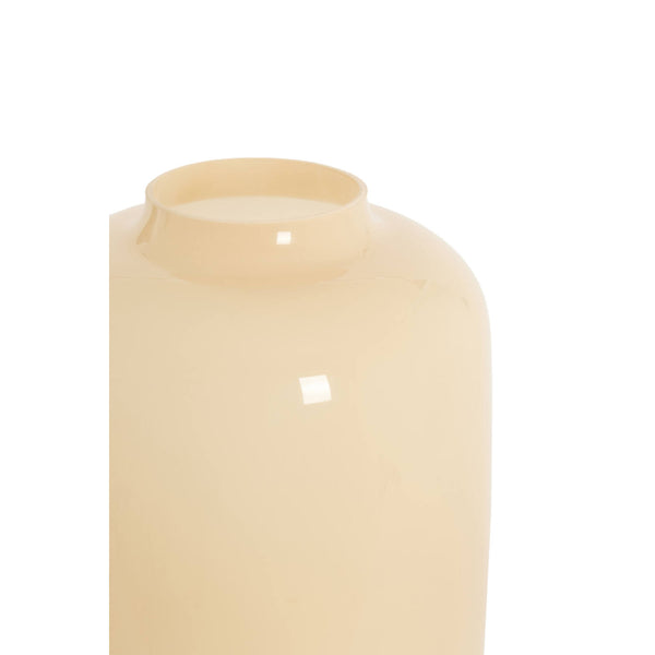 Glass Vase in Cream