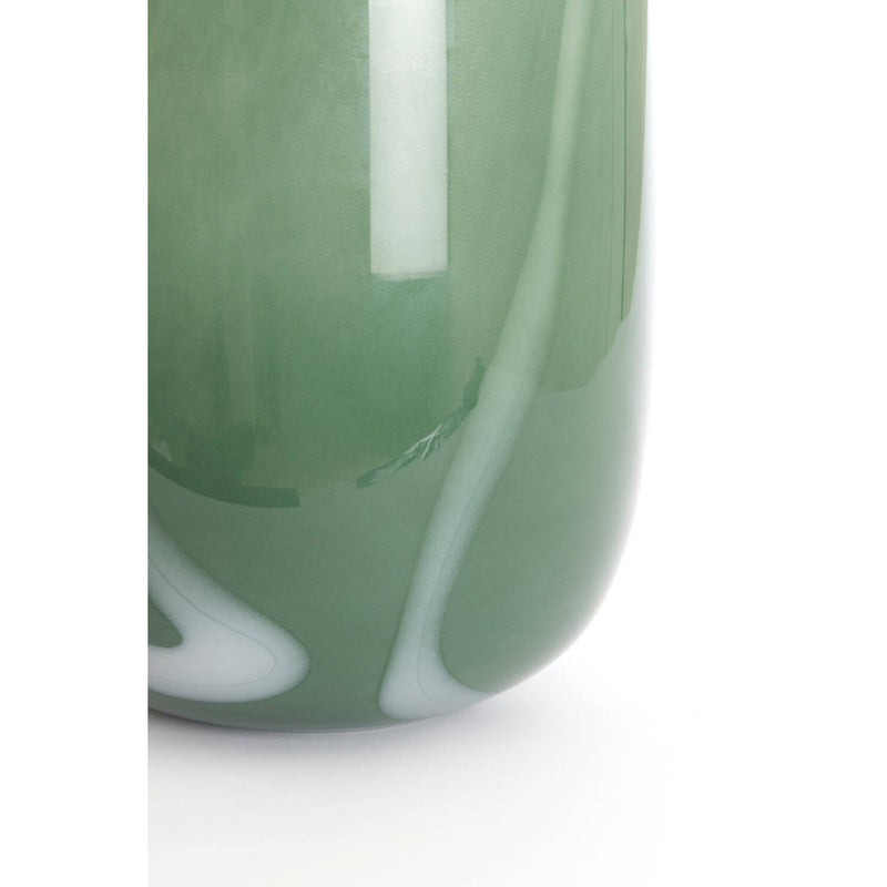 Glass Vase in Green
