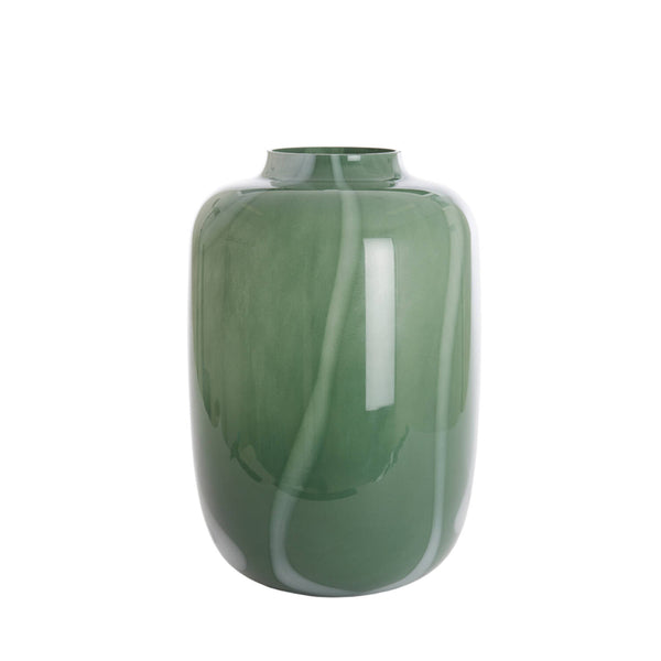 Glass Vase in Green